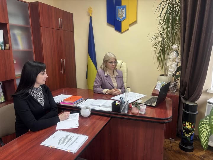 Онлайн-нарада щодо модернізації харчоблоків та їдалень у закладах загальної середньої освіти під головуванням заступниці керівника Офісу Президента України Ірини Верещук