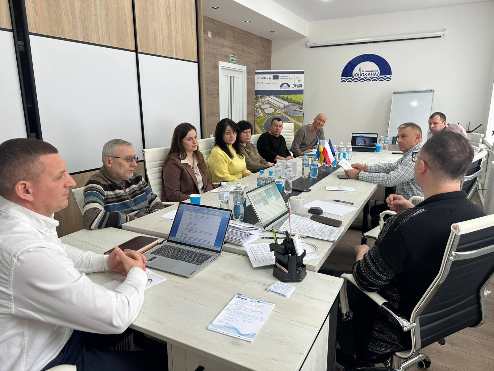 Робоча зустріч, організована КП «Заліщицький водоканал»