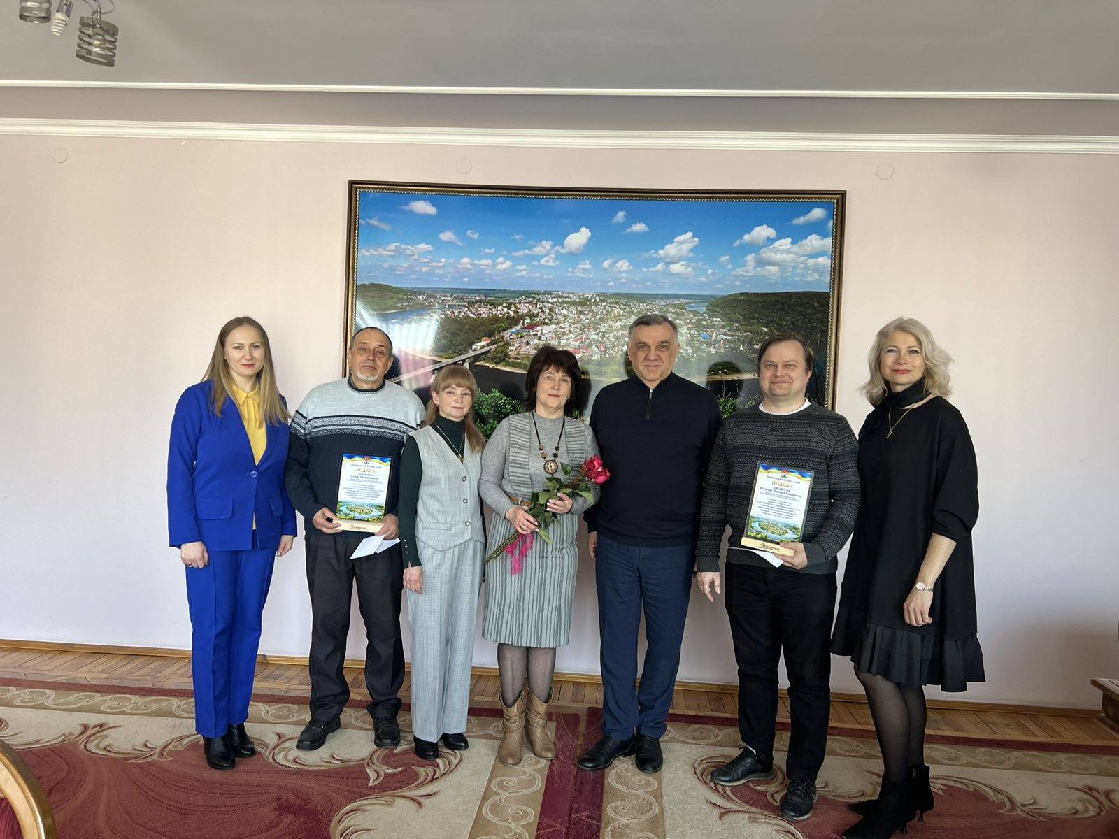 Зустріч міського голови Івана Петровича Дрозда з переможцями обласного етапу Всеукраїнського конкурсу майстерності педагогічних працівників закладів позашкільної освіти «Джерело творчості»